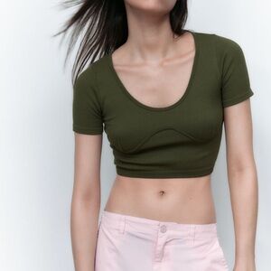 Zara seamless top💟